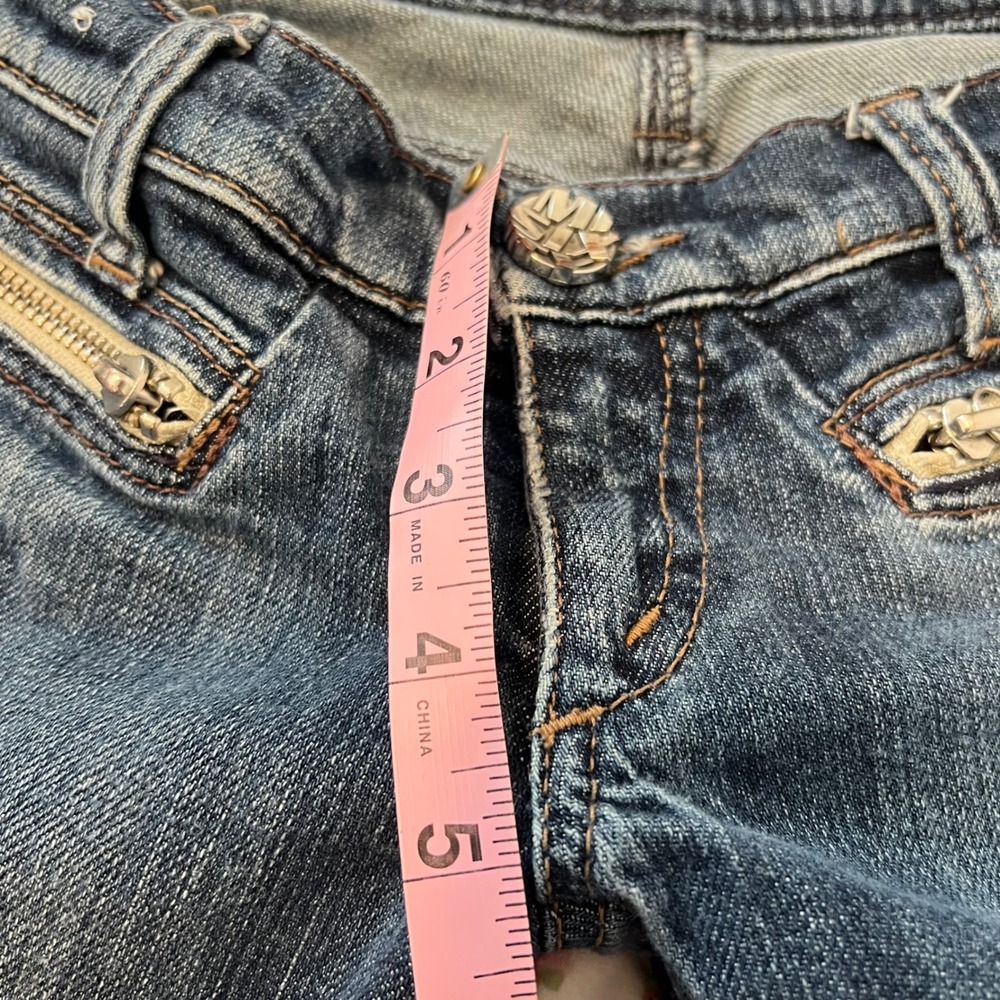 vintage miss sixty low rise skinny jeans with cute zipper pockets - Picture 8 of 9